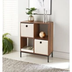 Lokken Teddy Storage Cubes 2pk - Cream -Chic Household Items 395965 2pk teddy lokken storage cubes cream