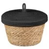 B&M Kendall Basket With Lid - Black