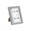 B&M Colourblock Frame 4 X 6" - Silver -Chic Household Items 396248 basic colourblock frame 4x6 silver 2