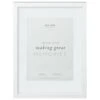 B&M A4 New York Box Photo Frame - White -Chic Household Items 396444 new york box frame mounted a3 white