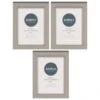 Simply Everyday 4 X 6" Block Frames 3pk - Grey 1 Simply Everyday 4 X 6" Block Frames 3pk - Grey -Chic Household Items 396578 3pk simply everyday block frames 4x6 grey