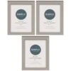 Simply Everyday 5 X 7" Block Frames 3pk - Grey 2 Simply Everyday 5 X 7" Block Frames 3pk - Grey -Chic Household Items 396674 3pk simply everyday block frames 5x7 grey 2