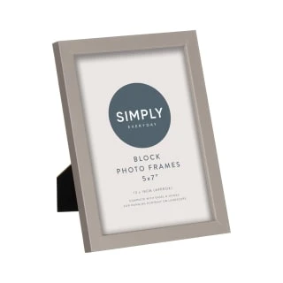 Simply Everyday 5 X 7" Block Frames 3pk - Grey 4 Simply Everyday 5 X 7" Block Frames 3pk - Grey - Image 2