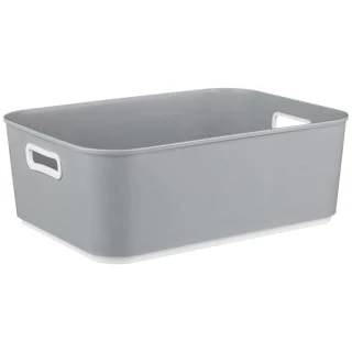 Anti Slip Large Storage Box - Grey 3 Anti Slip Large Storage Box - Grey
