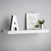Lokken Floating Shelf 60cm - White 1 Lokken Floating Shelf 60cm - White -Chic Household Items 397407 lokken 60cm floating shelf white