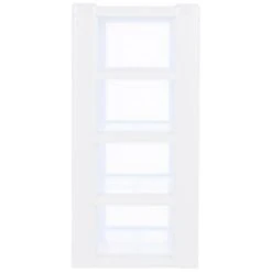 B&M White 4 Tier Drawers -Chic Household Items 397930 white 4 tier drawers 2