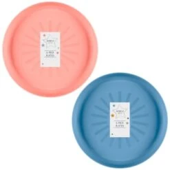 Simply Kids Colour Plates 6pk - Pastel -Chic Household Items 398566 398569 6pk simply kids colour plates group