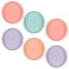 Simply Kids Colour Plates 6pk - Pastel -Chic Household Items 398569 6pk simply kids colour plates girls 2