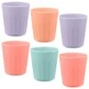 Simply Kids Colour Cups 6pk - Pastel 2 Simply Kids Colour Cups 6pk - Pastel -Chic Household Items 398570 6pk simply kids colour cups girls 2
