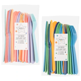 Simply Kids Cutlery Set - Multicolour 4 Simply Kids Cutlery Set - Multicolour - Image 2