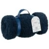 Simply Kids Teddy Throw - Navy 2 Simply Kids Teddy Throw - Navy -Chic Household Items 400206 simply kids teddy rolled kids throw navy 4